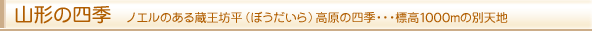 山形の四季